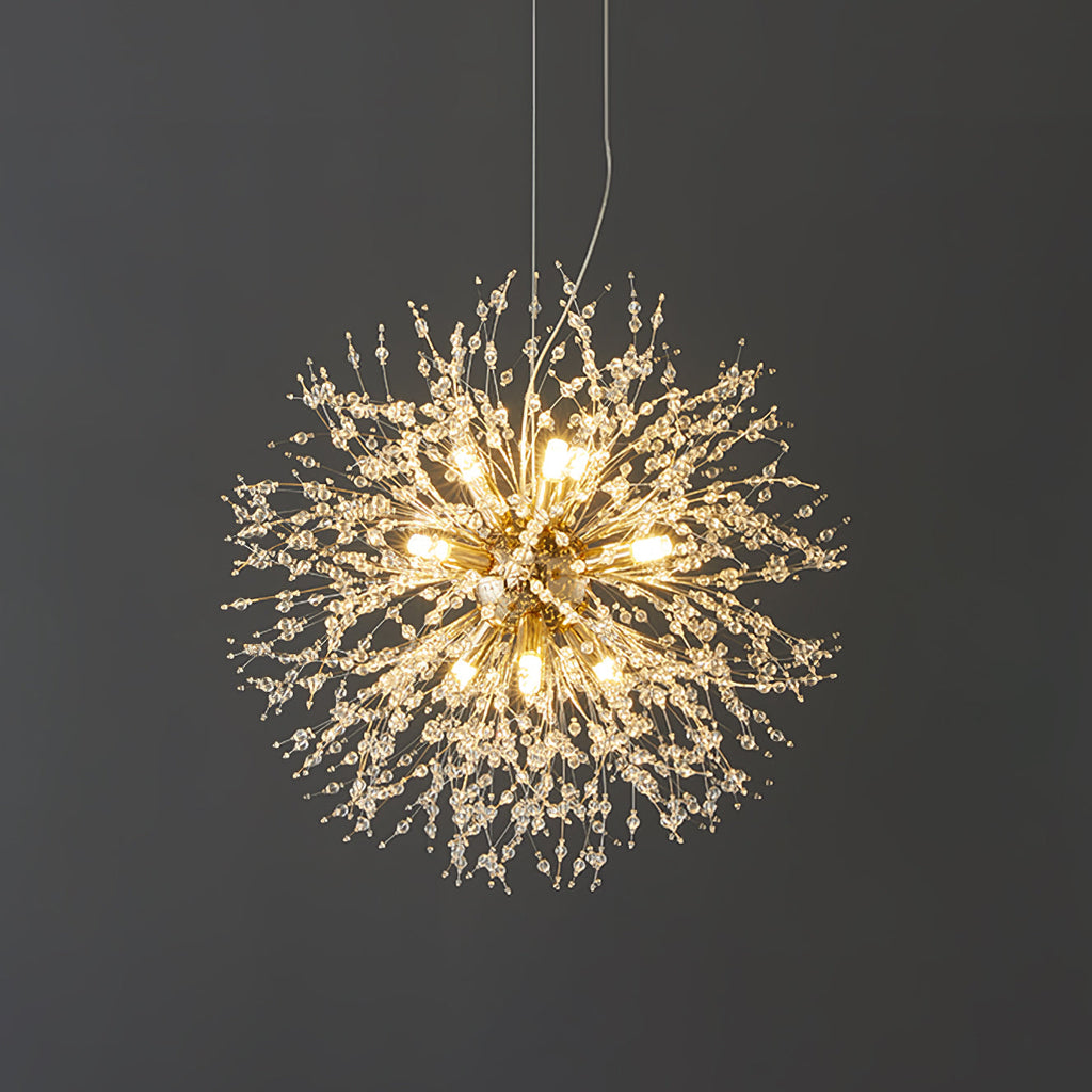 Lampadario Cristallo Dente di Leone