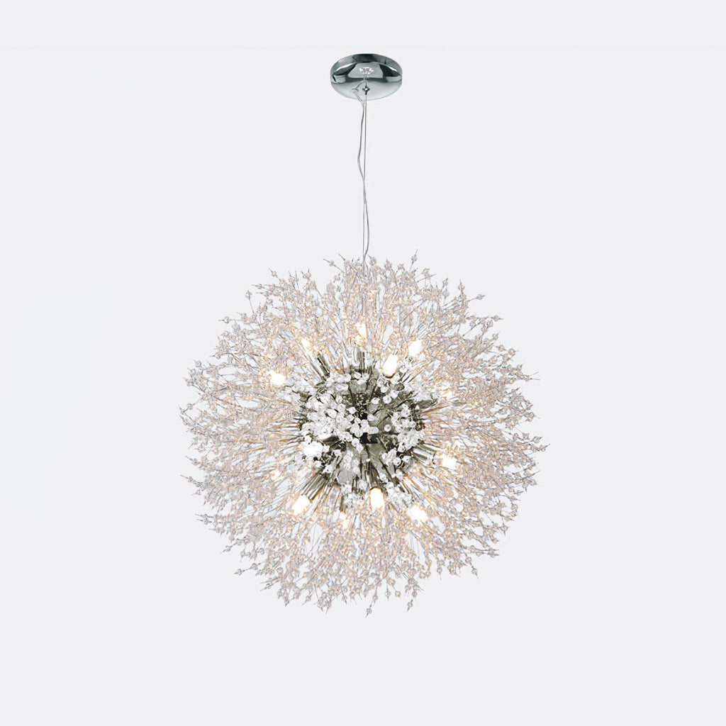 Lampadario Cristallo Dente di Leone