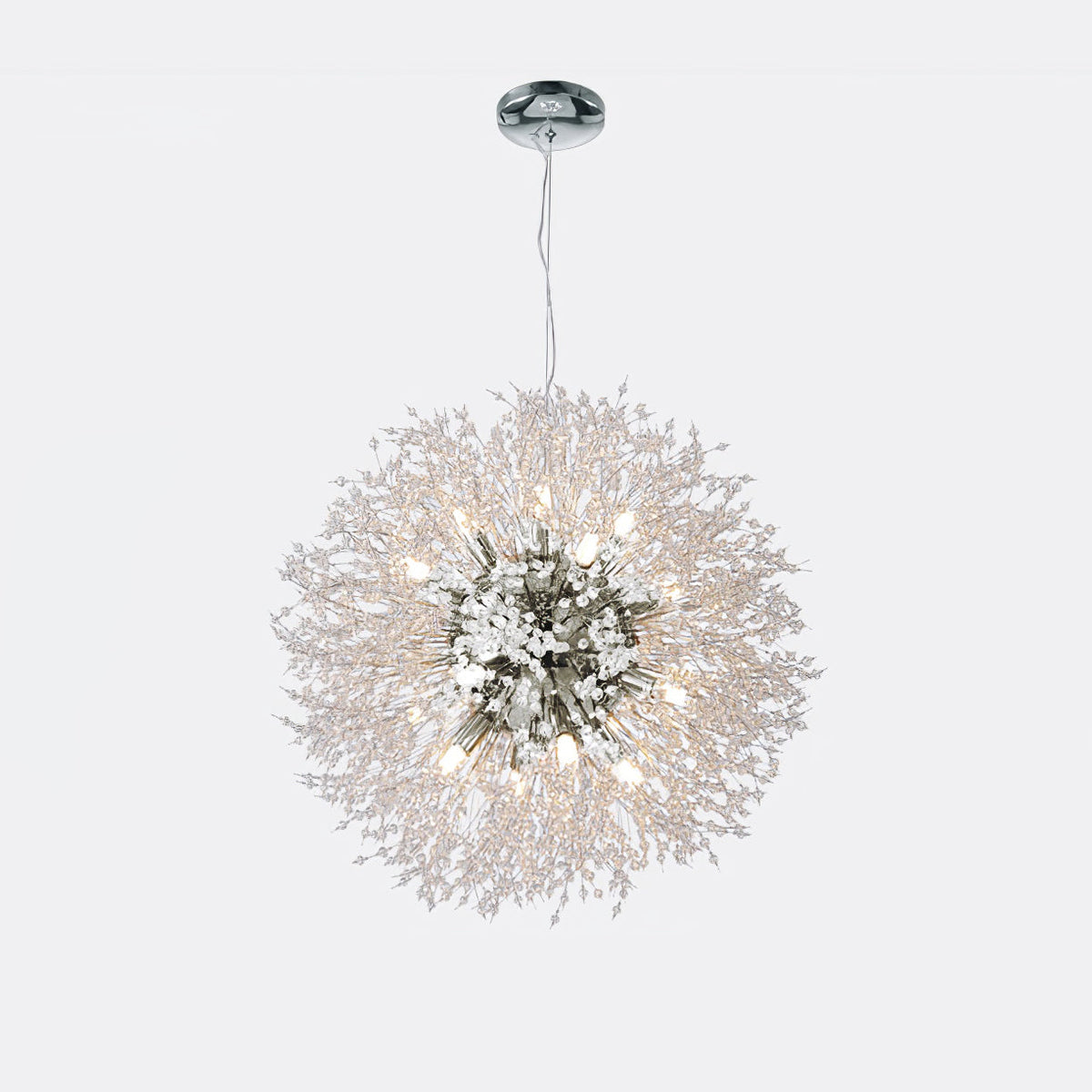 Lampadario Cristallo Dente di Leone