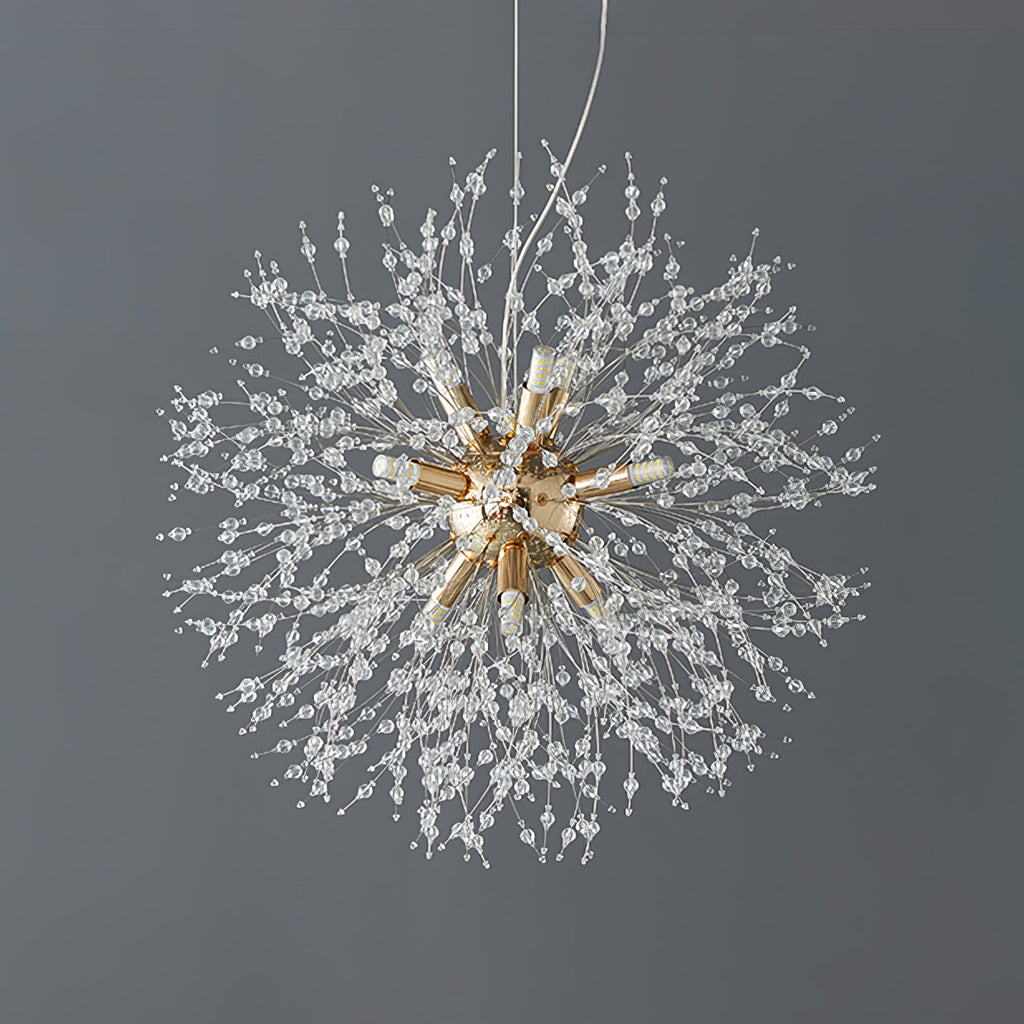 Lampadario Cristallo Dente di Leone