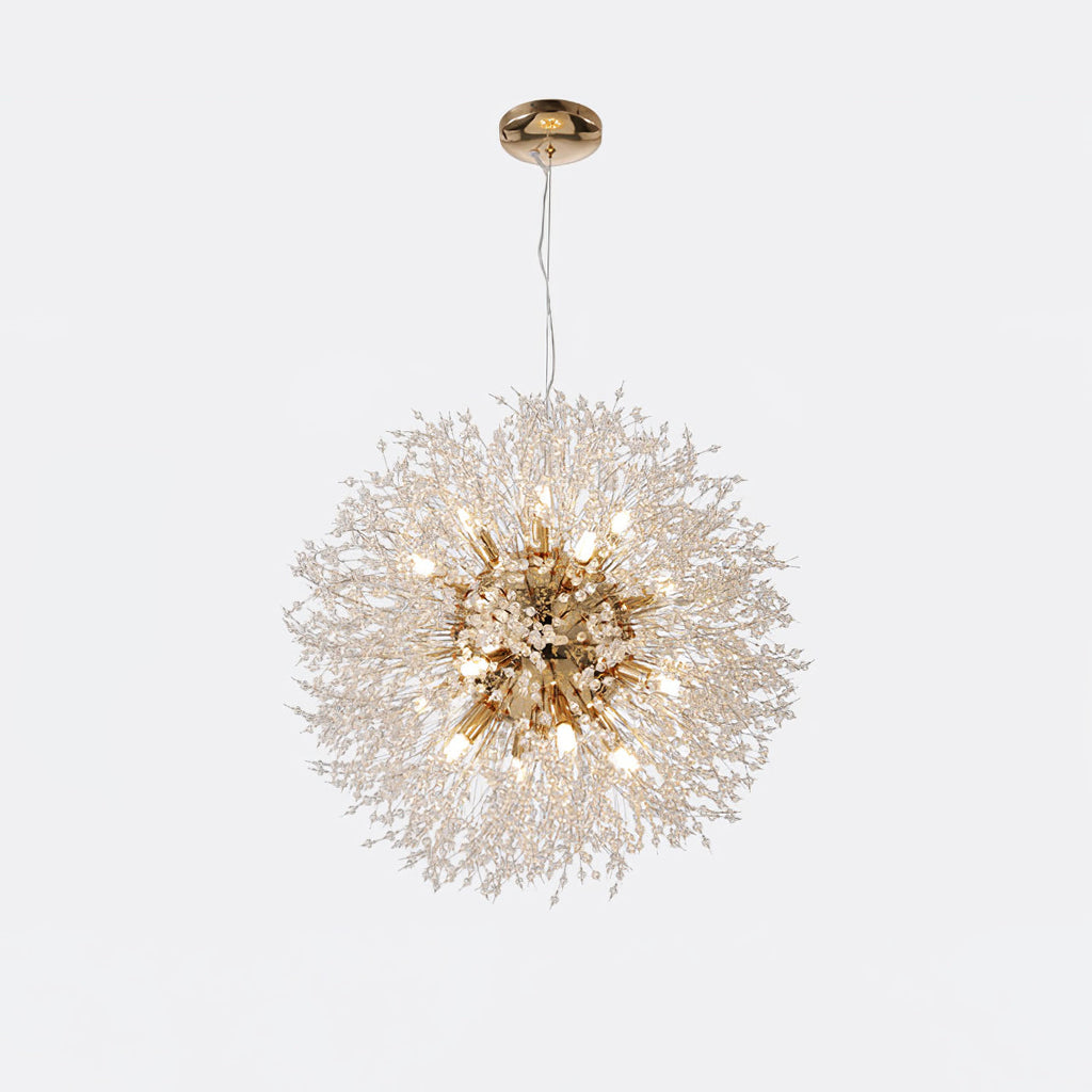 Lampadario Cristallo Dente di Leone