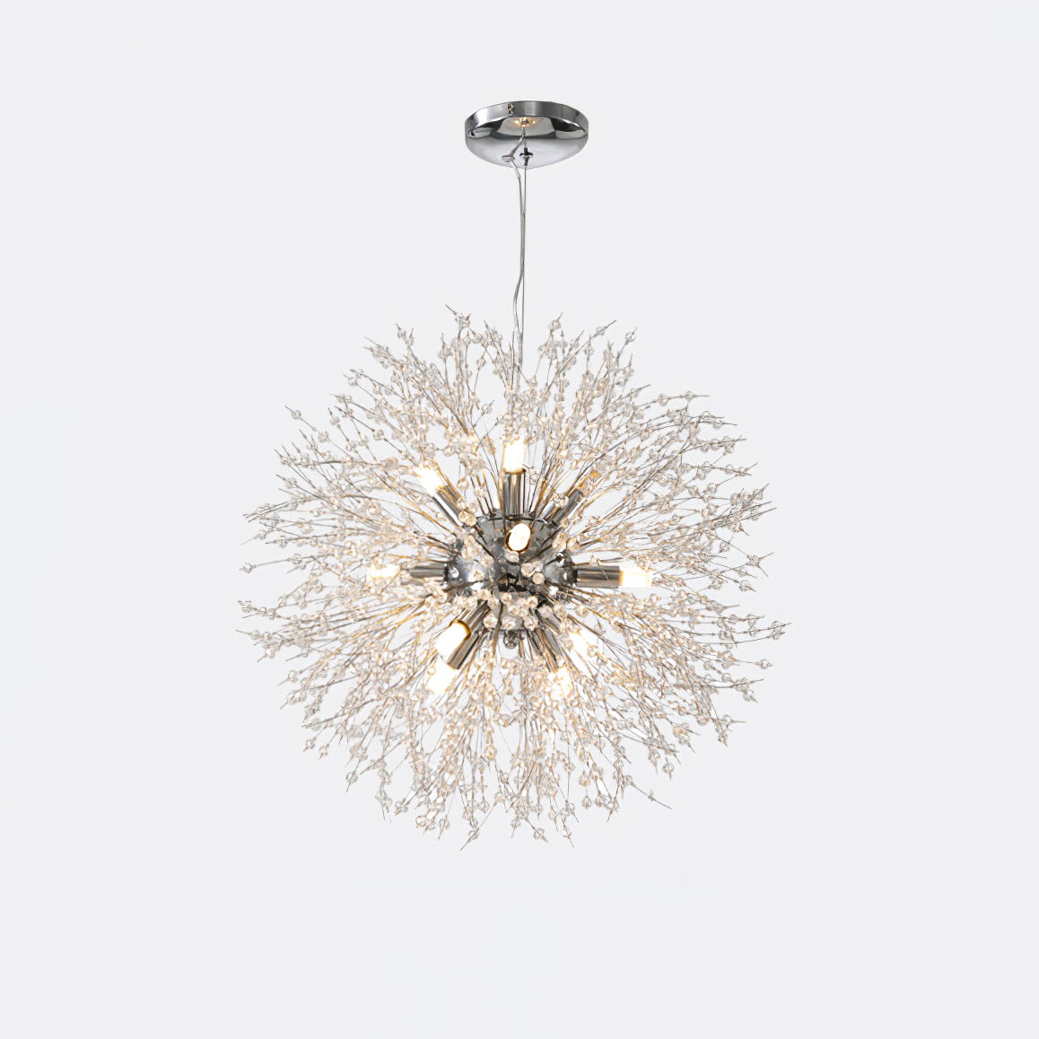 Lampadario Cristallo Dente di Leone