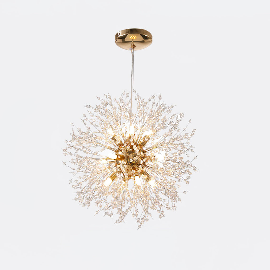 Lampadario Cristallo Dente di Leone