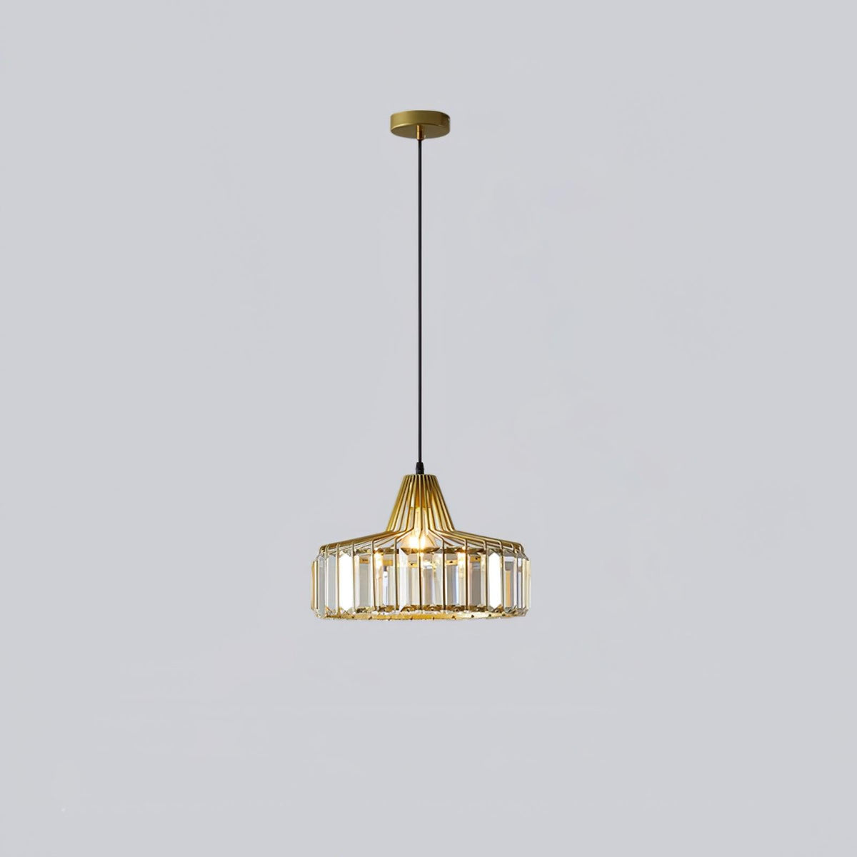 Lampada a sospensione Crystal Drum