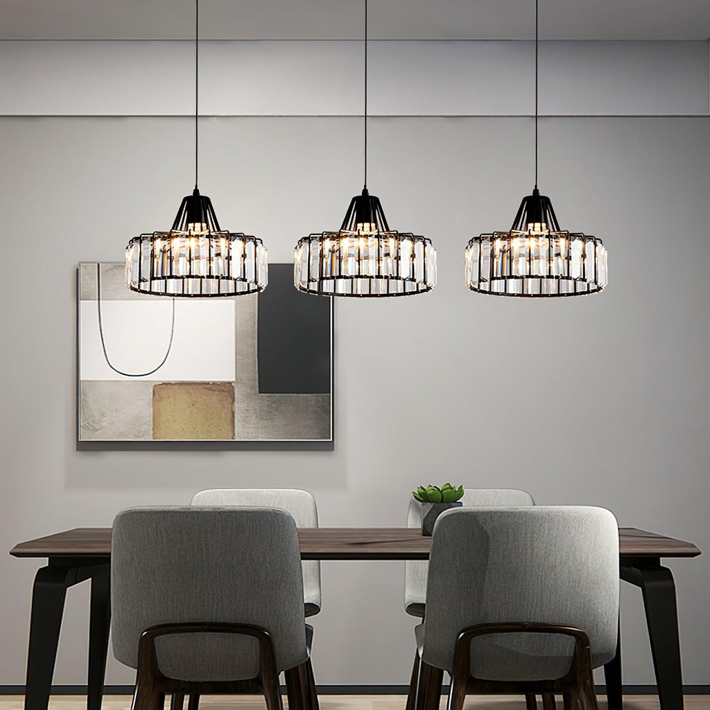 Lampada a sospensione Crystal Drum