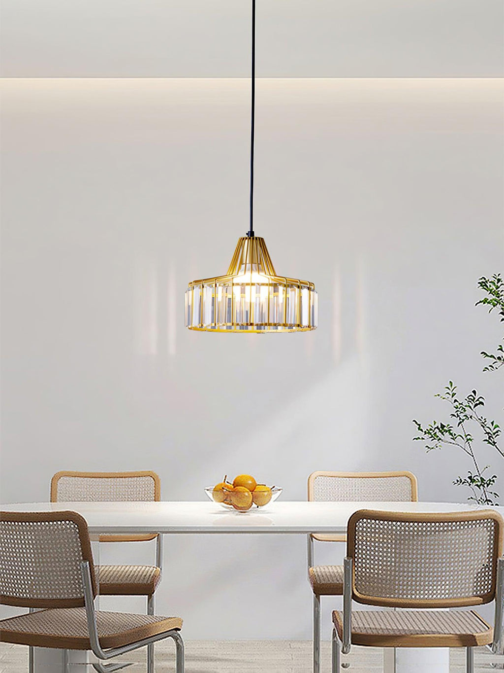 Lampada a sospensione Crystal Drum
