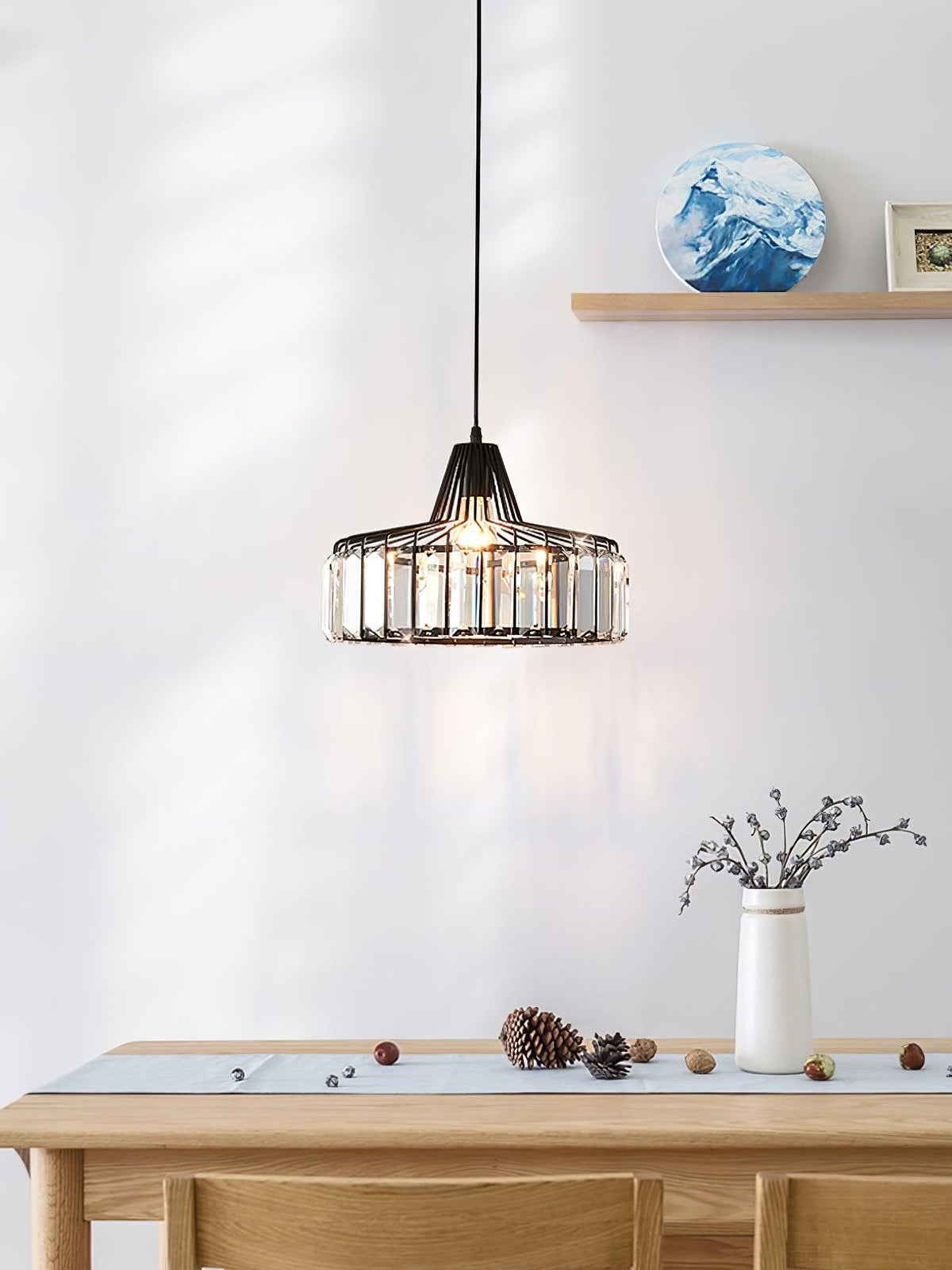 Lampada a sospensione Crystal Drum