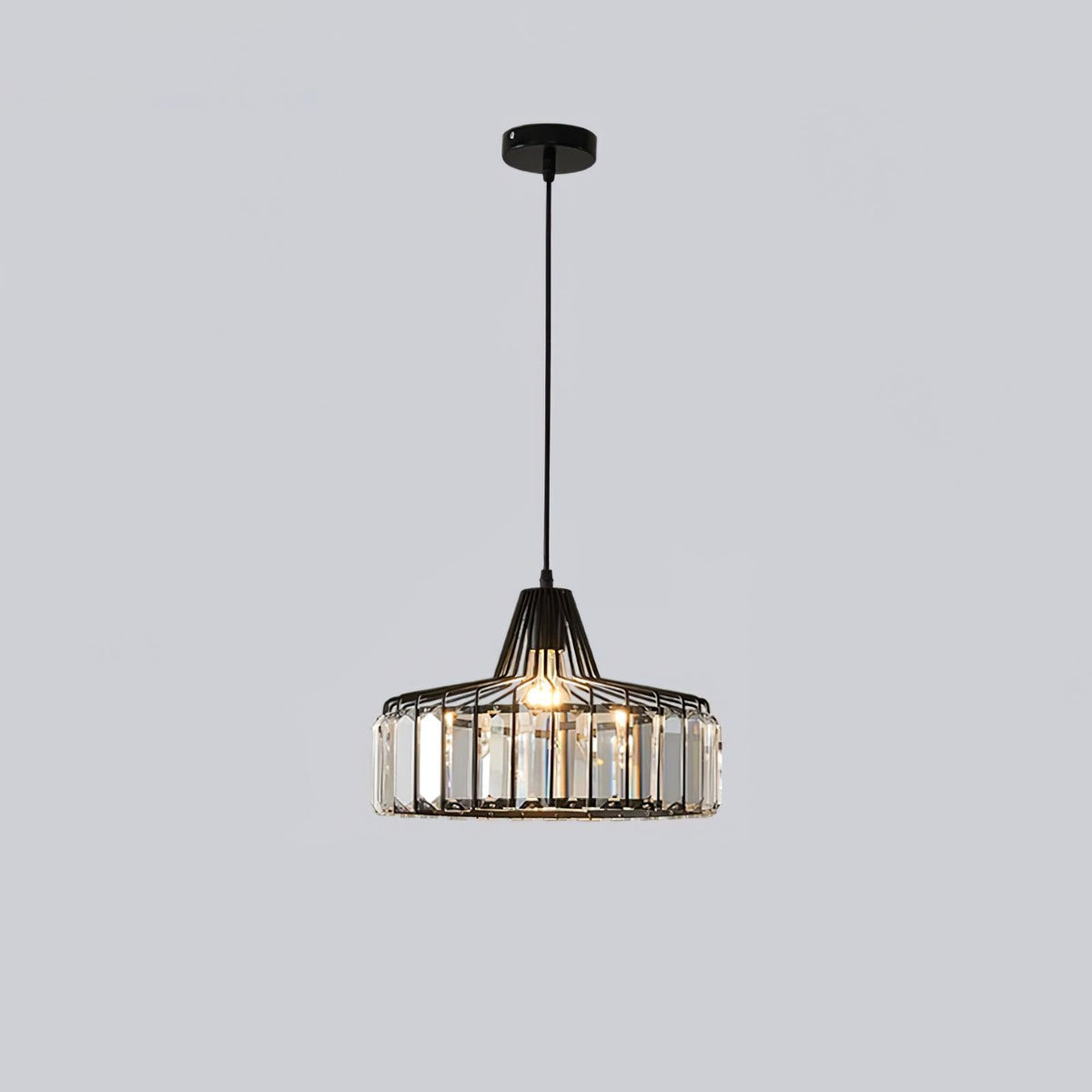 Lampada a sospensione Crystal Drum
