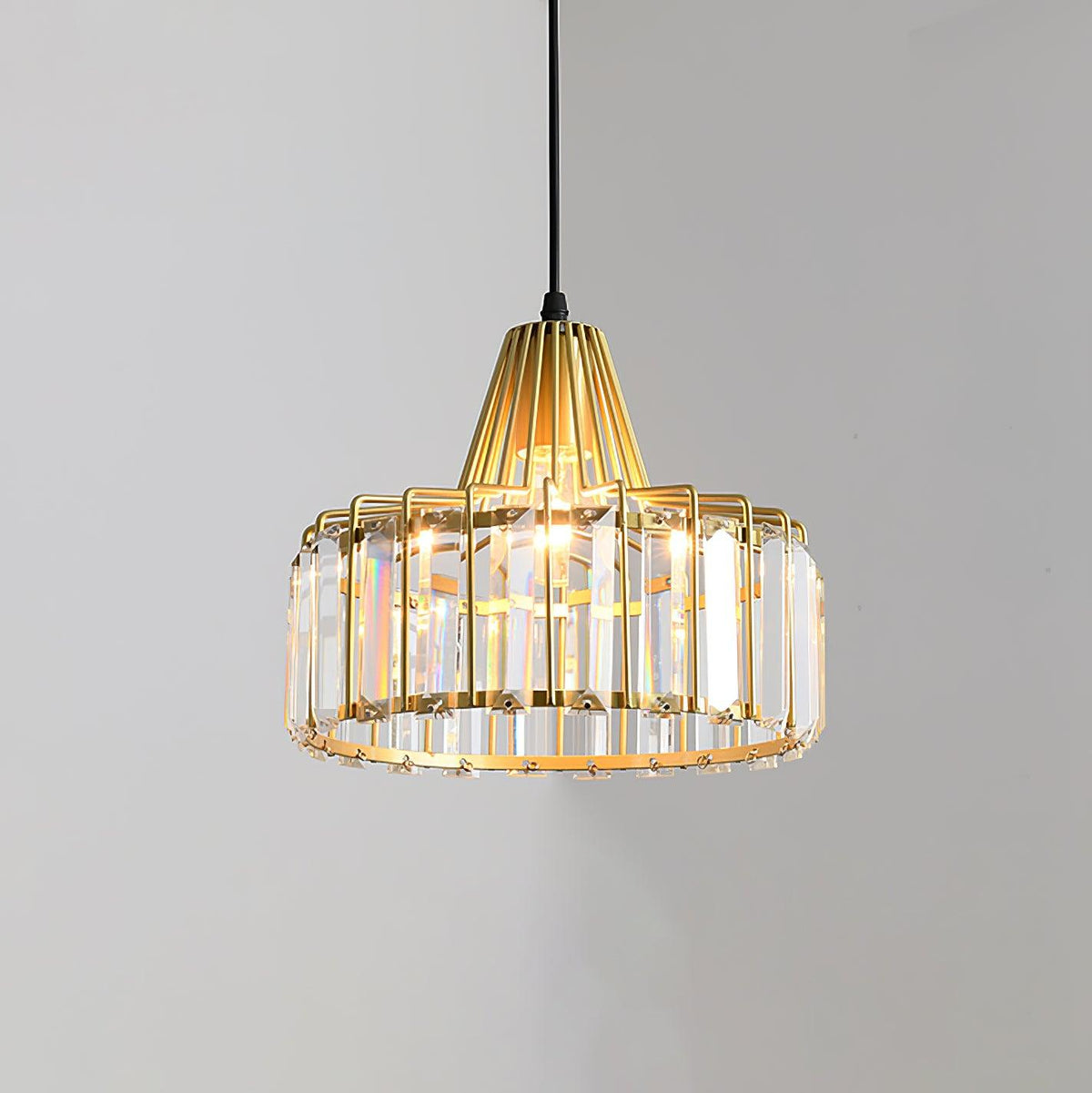 Lampada a sospensione Crystal Drum