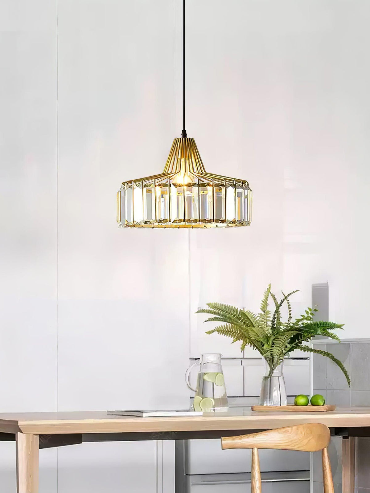 Lampada a sospensione Crystal Drum