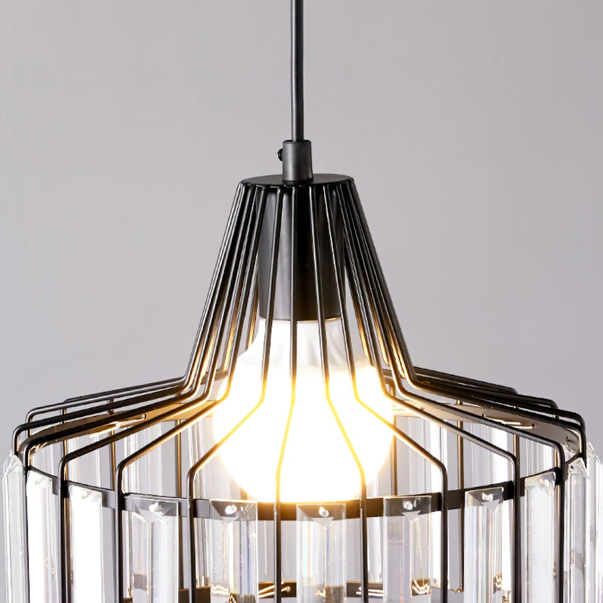 Lampada a sospensione Crystal Drum