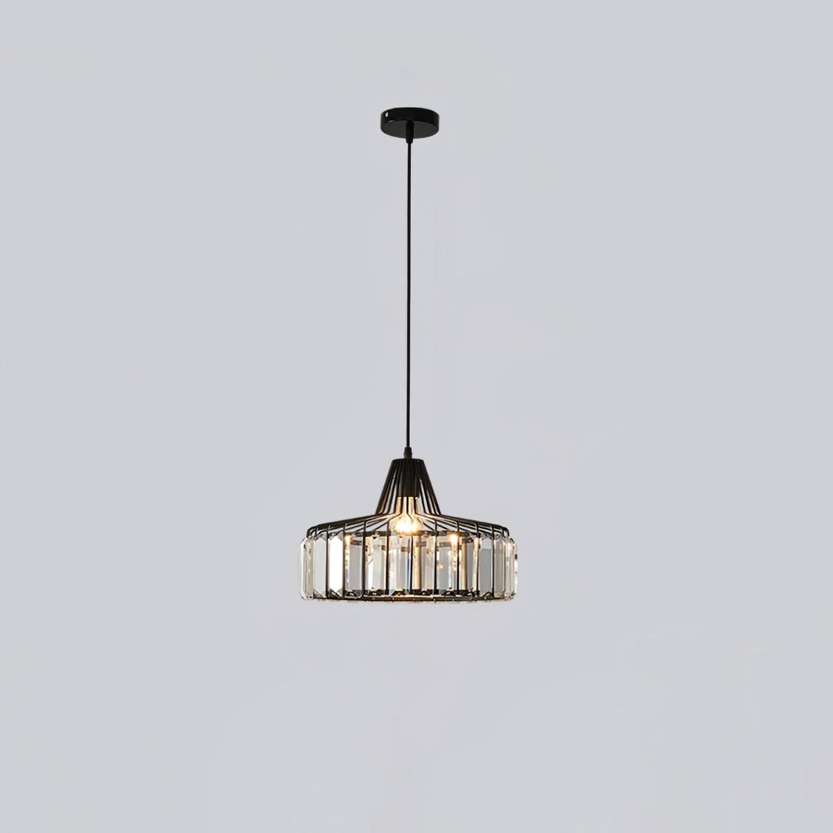 Lampada a sospensione Crystal Drum