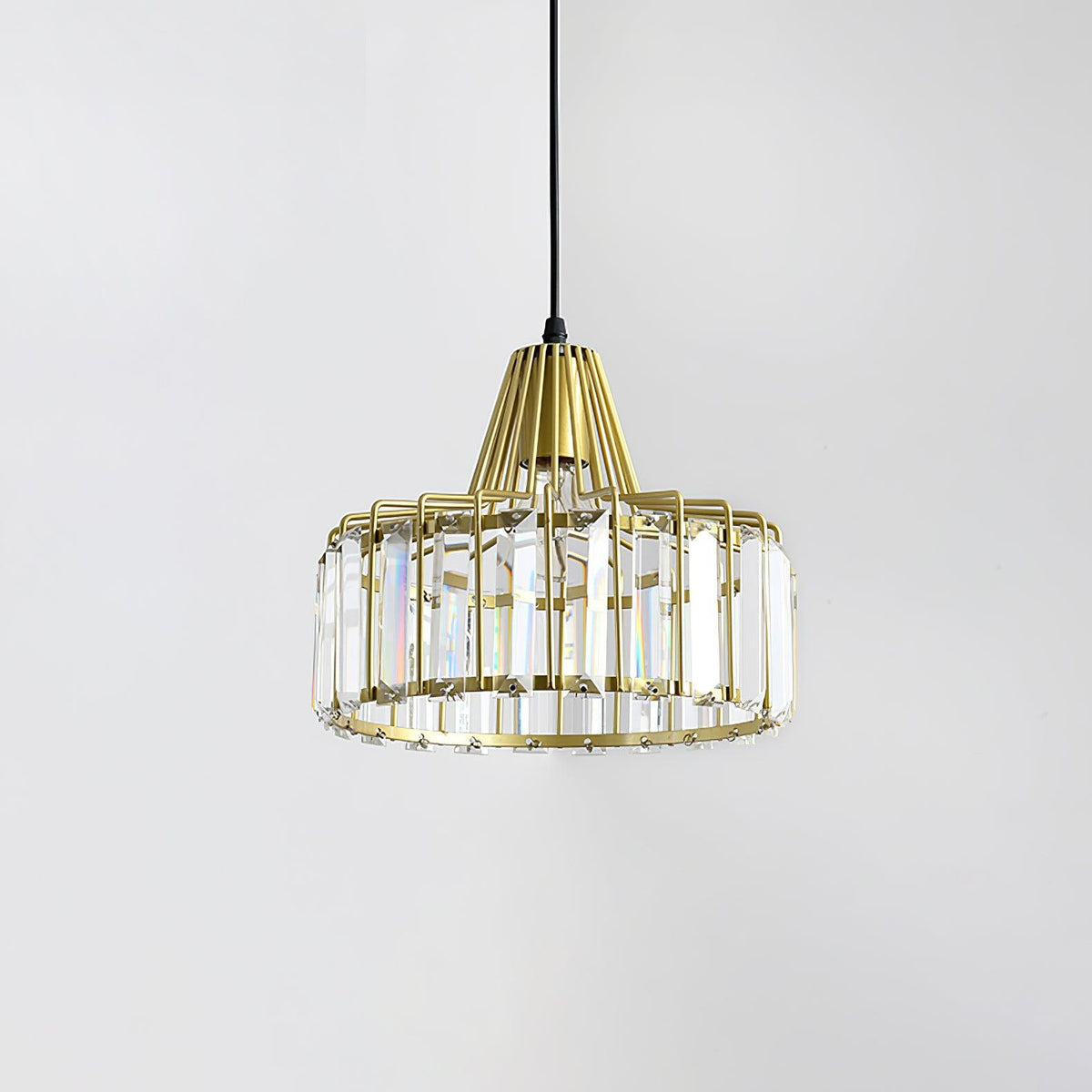 Lampada a sospensione Crystal Drum