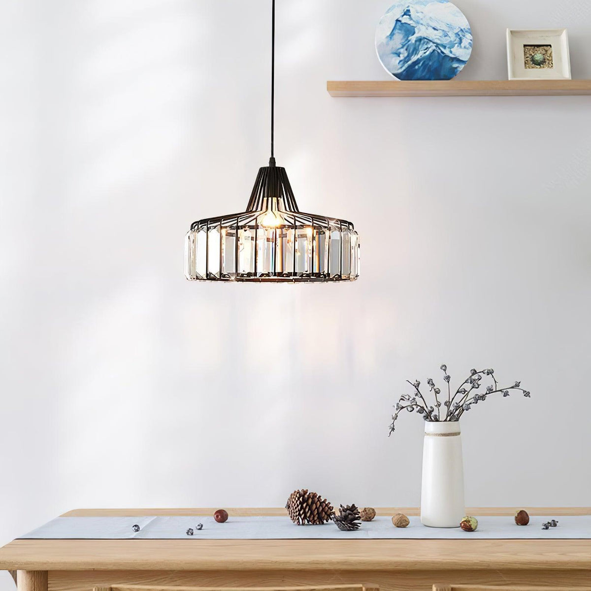 Lampada a sospensione Crystal Drum