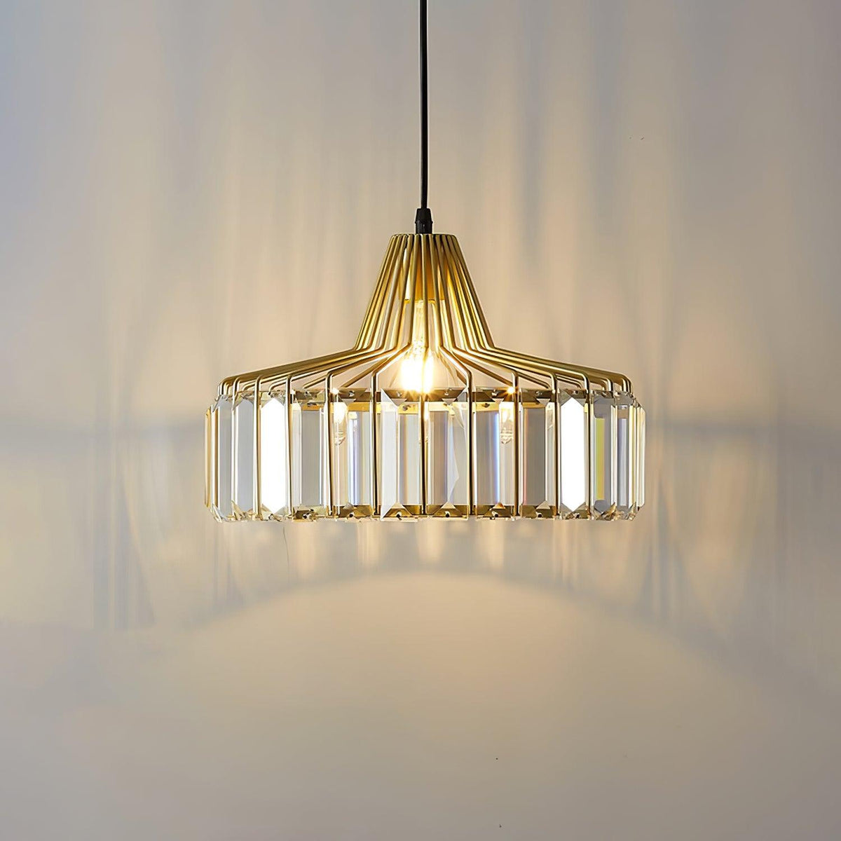 Lampada a sospensione Crystal Drum