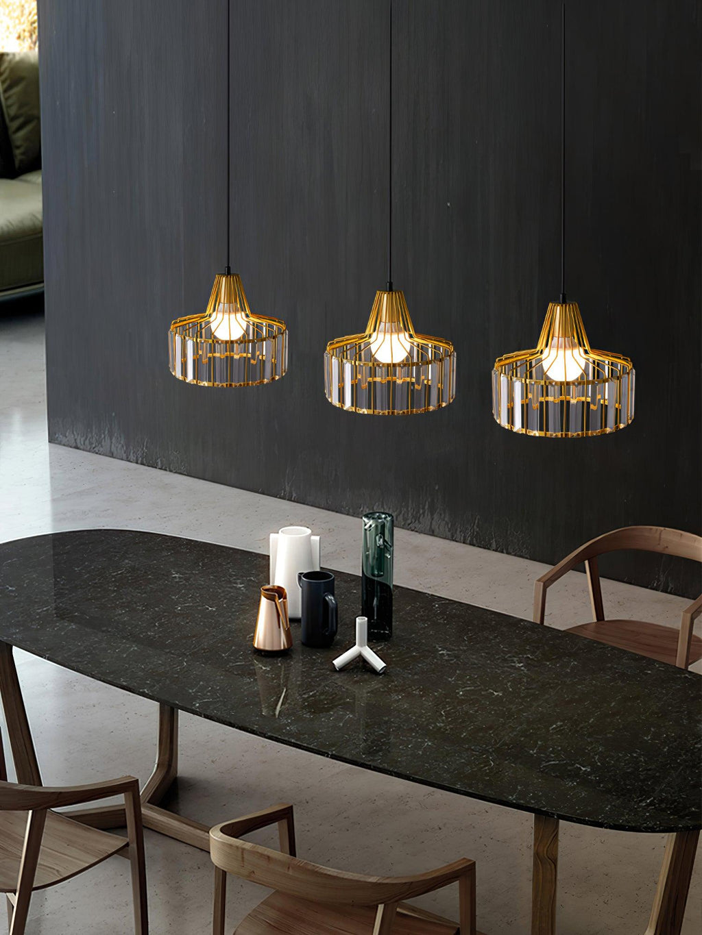 Lampada a sospensione Crystal Drum