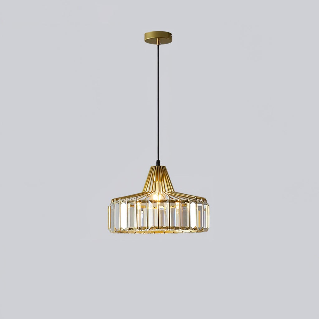 Lampada a sospensione Crystal Drum