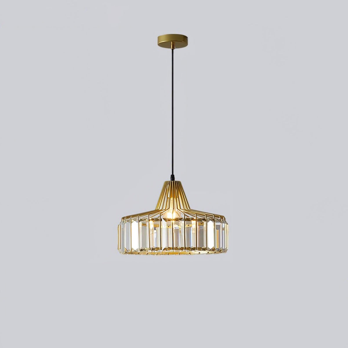 Lampada a sospensione Crystal Drum