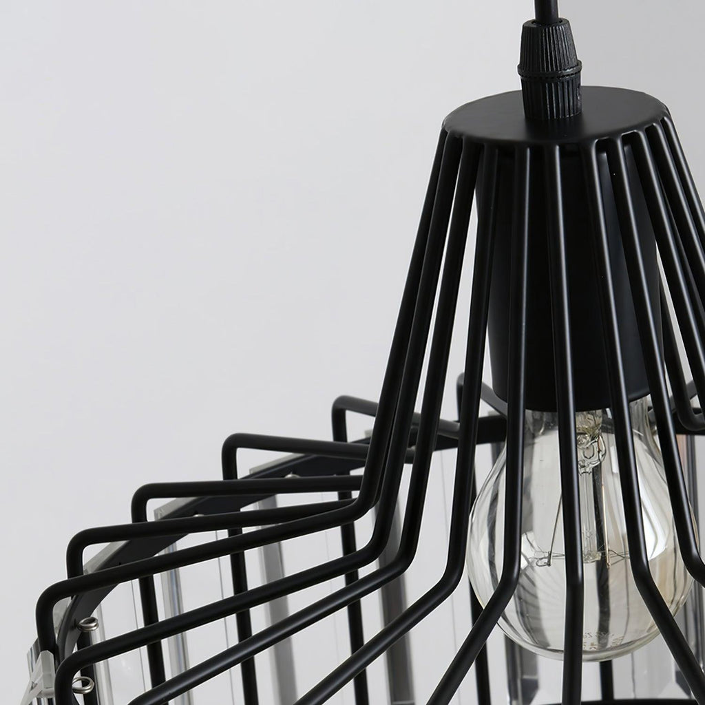 Lampada a sospensione Crystal Drum