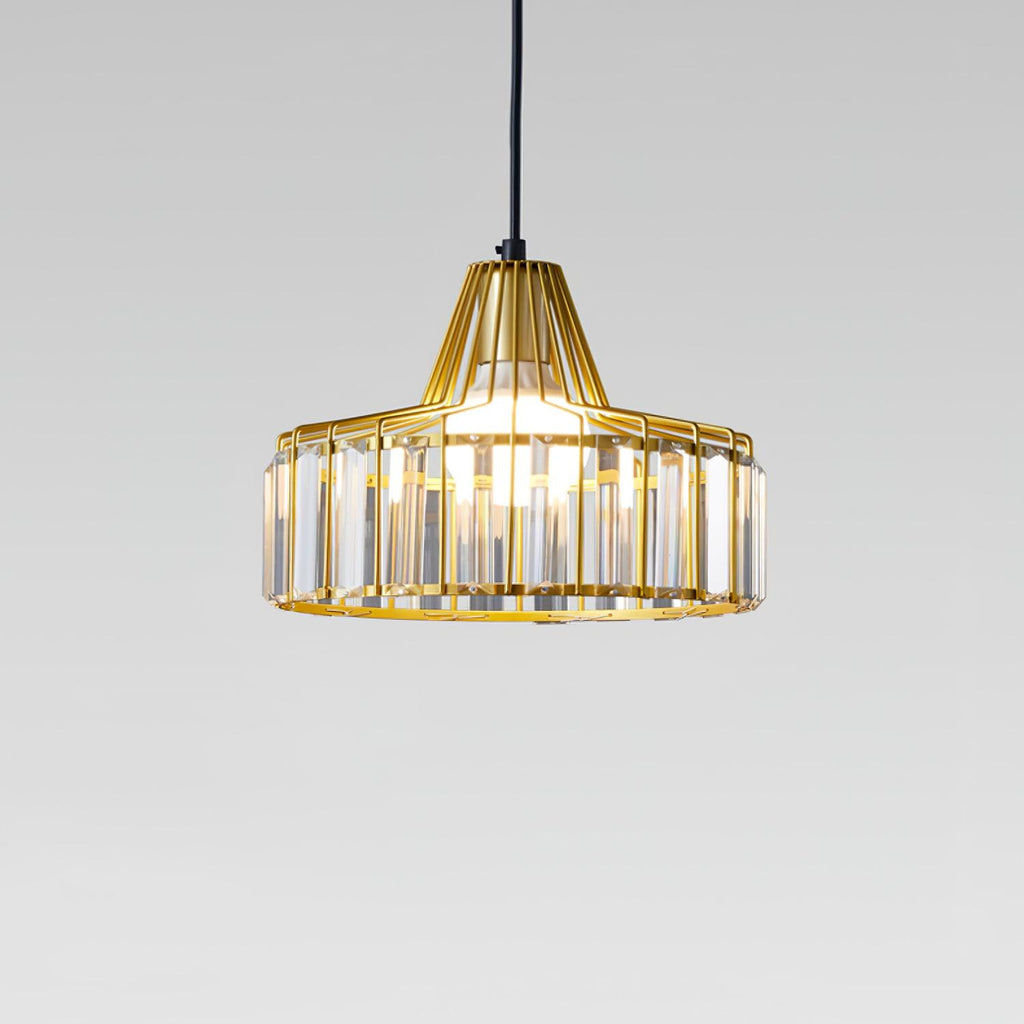 Lampada a sospensione Crystal Drum