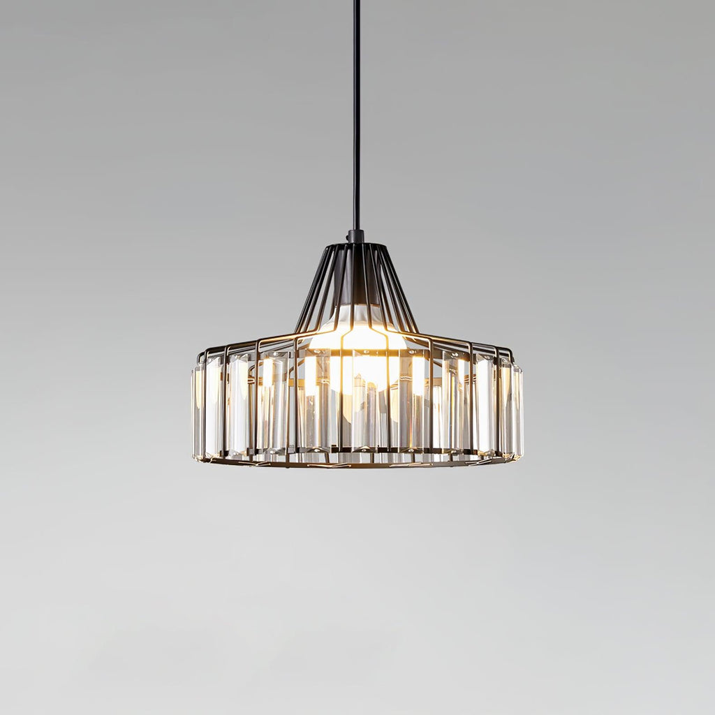 Lampada a sospensione Crystal Drum