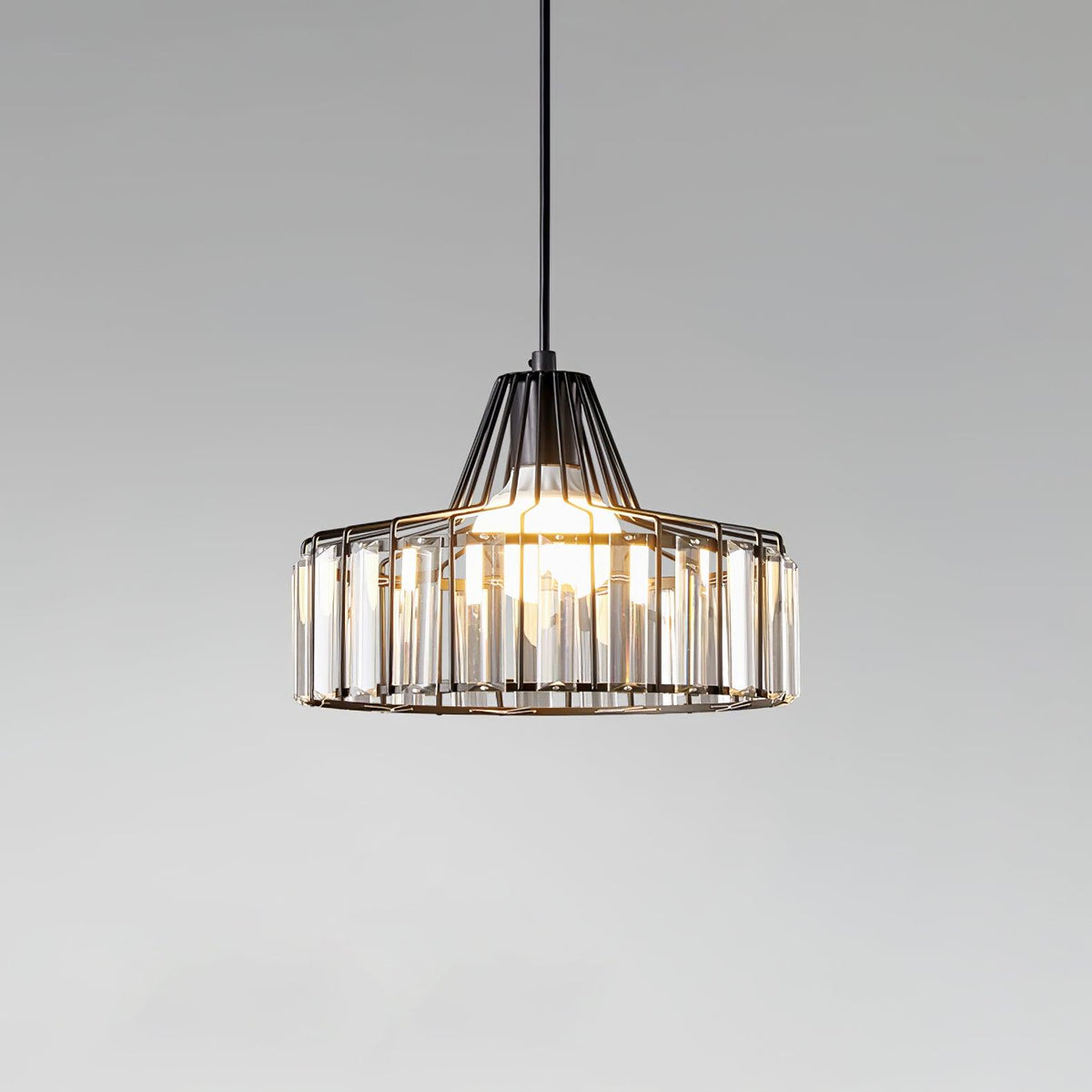 Lampada a sospensione Crystal Drum