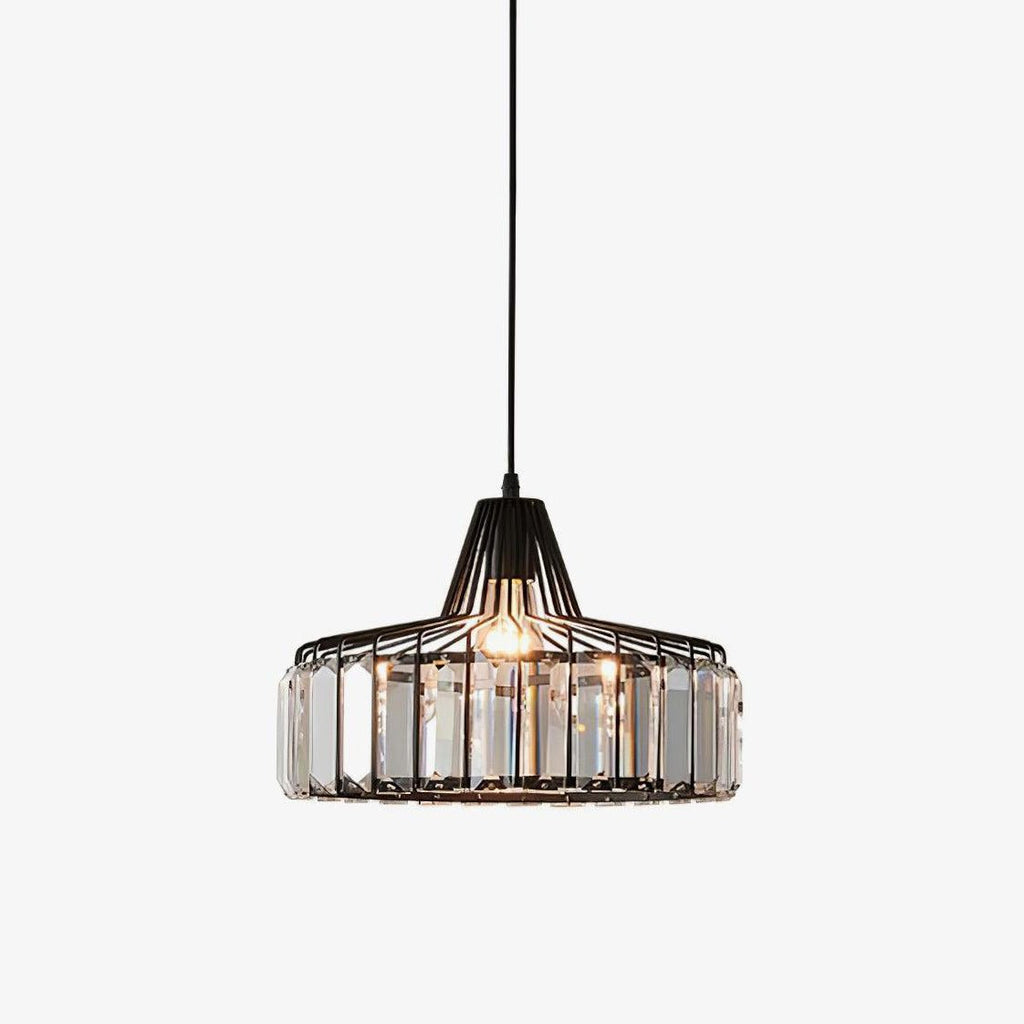 Lampada a sospensione Crystal Drum
