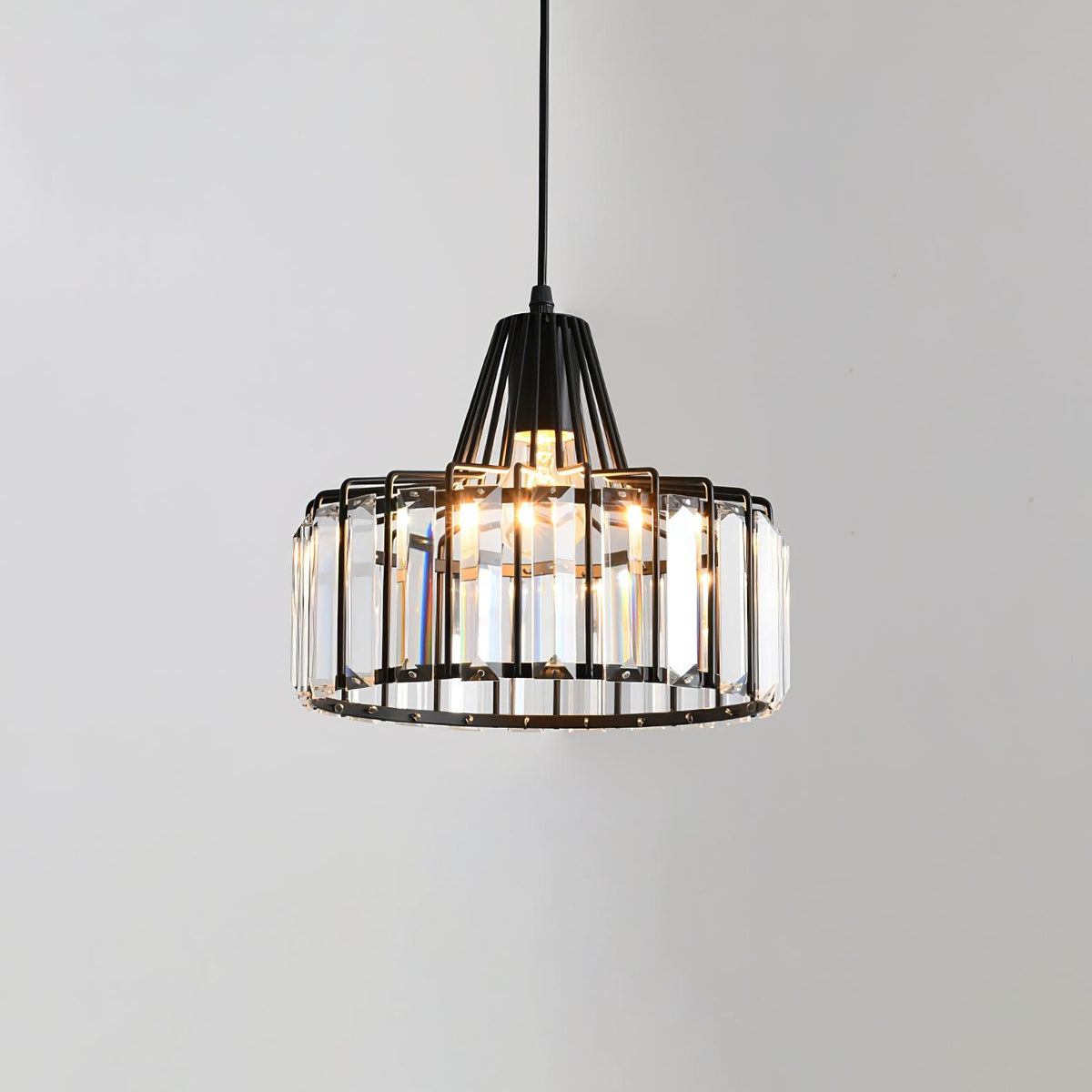 Lampada a sospensione Crystal Drum