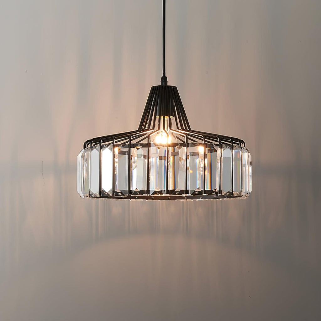 Lampada a sospensione Crystal Drum