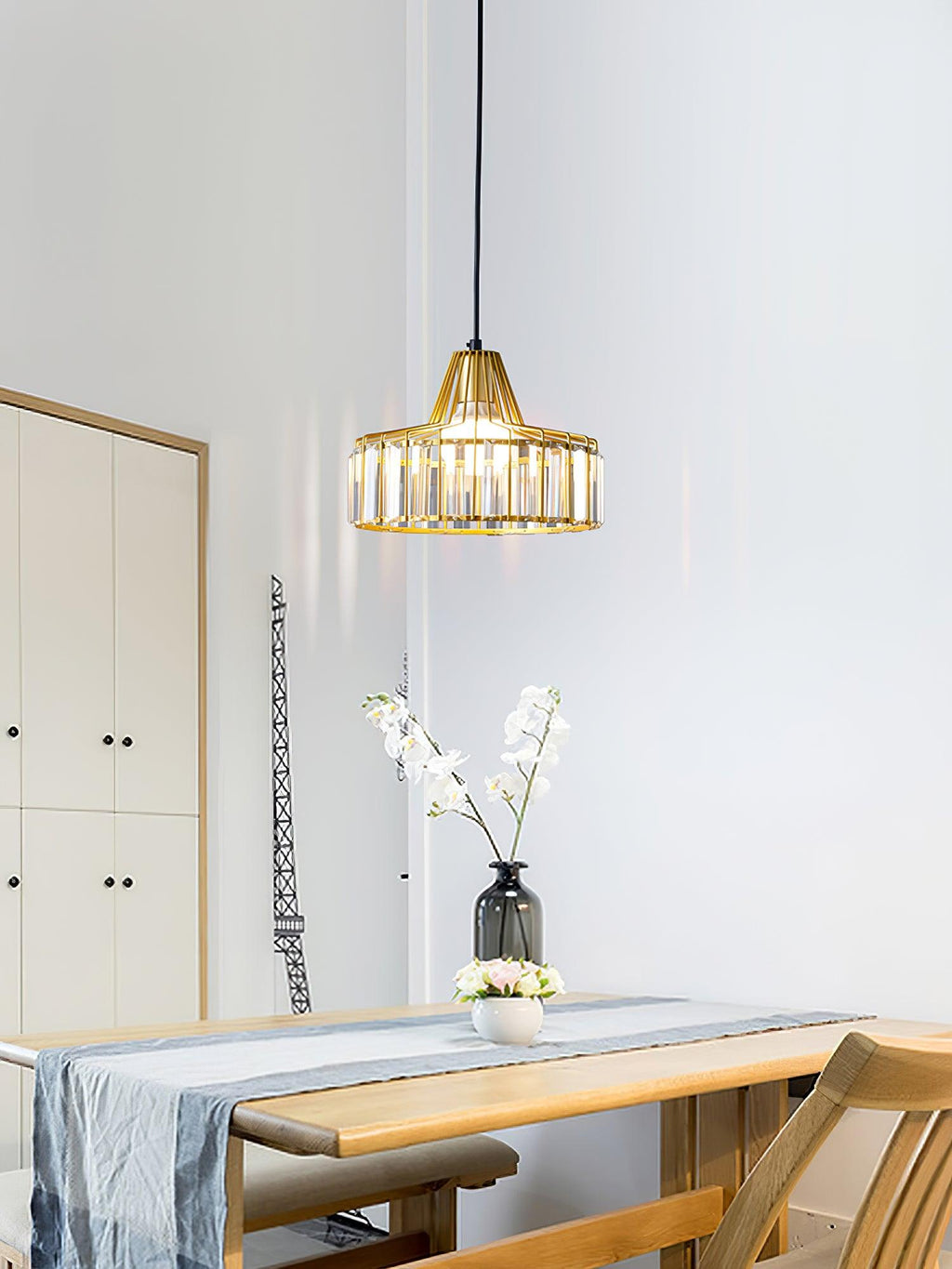 Lampada a sospensione Crystal Drum