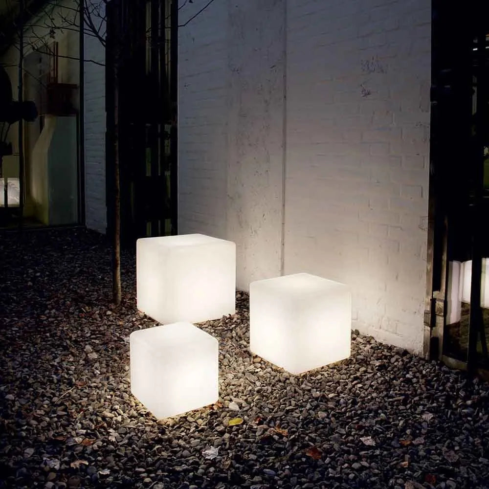 CubeAura Light - Lampada da giardino cubica e creativa