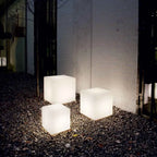 CubeAura Light - Lampada da giardino cubica e creativa