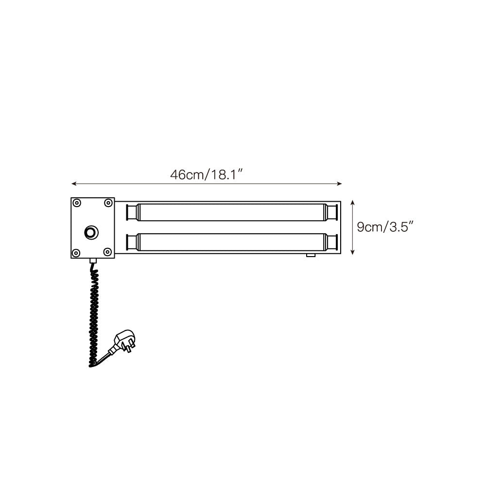 Lampada da Parete Cutshall Plug-in