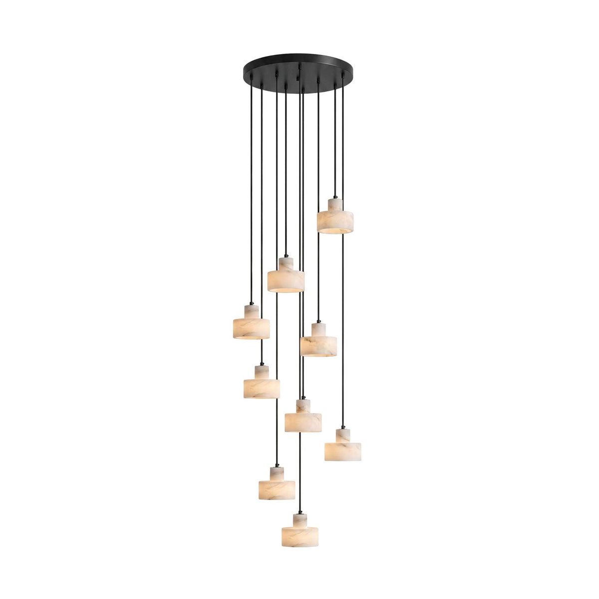Lampada a Sospensione Cyls in Alabastro