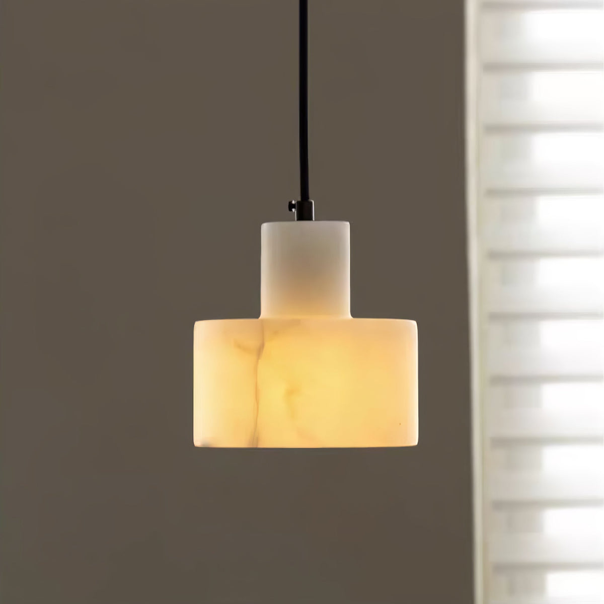 Lampada a Sospensione Cyls in Alabastro