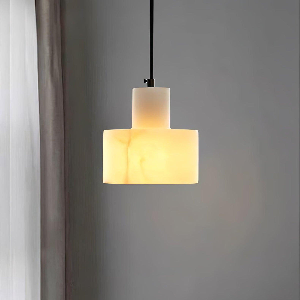 Lampada a Sospensione Cyls in Alabastro