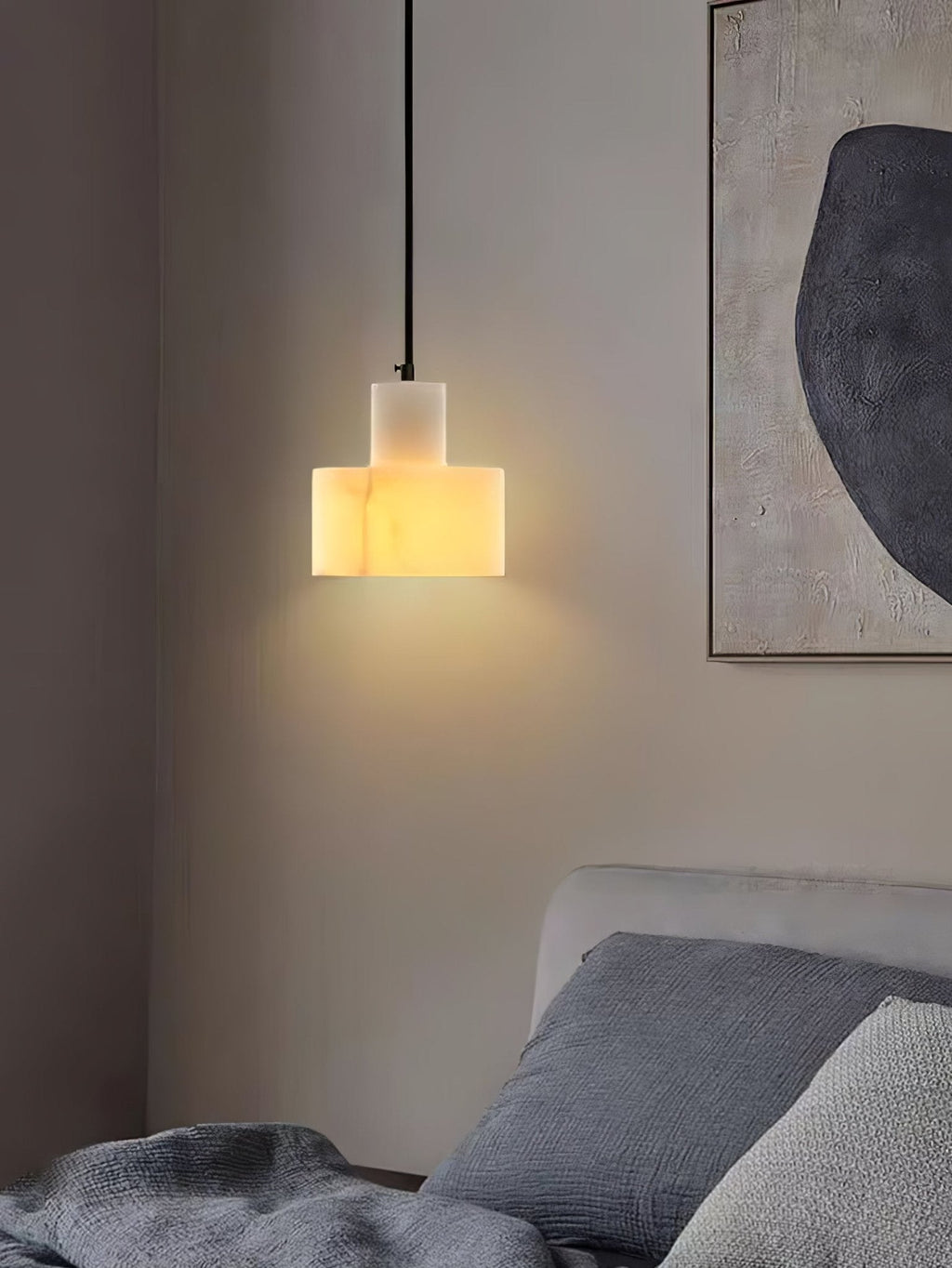 Lampada a Sospensione Cyls in Alabastro