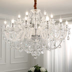 Lampadario Silva in Cristallo Francese per Soggiorno e Sala da Pranzo