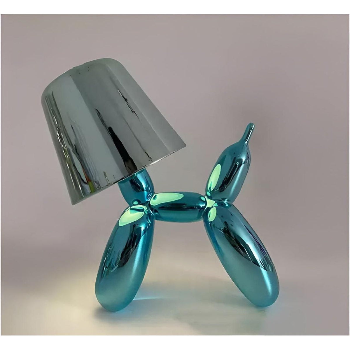 Pawsitive Glow: Lampada per cani elettroplaccata e creativa per la casa o l'ufficio alla moda