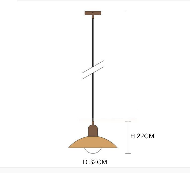 Lampada a sospensione Macaron Bauhaus