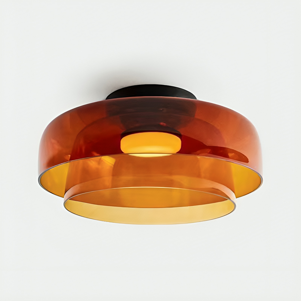 Lampada a Sospensione in Vetro Stratificato Nordic Bauhaus