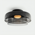 Lampada a Sospensione in Vetro Stratificato Nordic Bauhaus