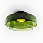 Lampada a Sospensione in Vetro Stratificato Nordic Bauhaus