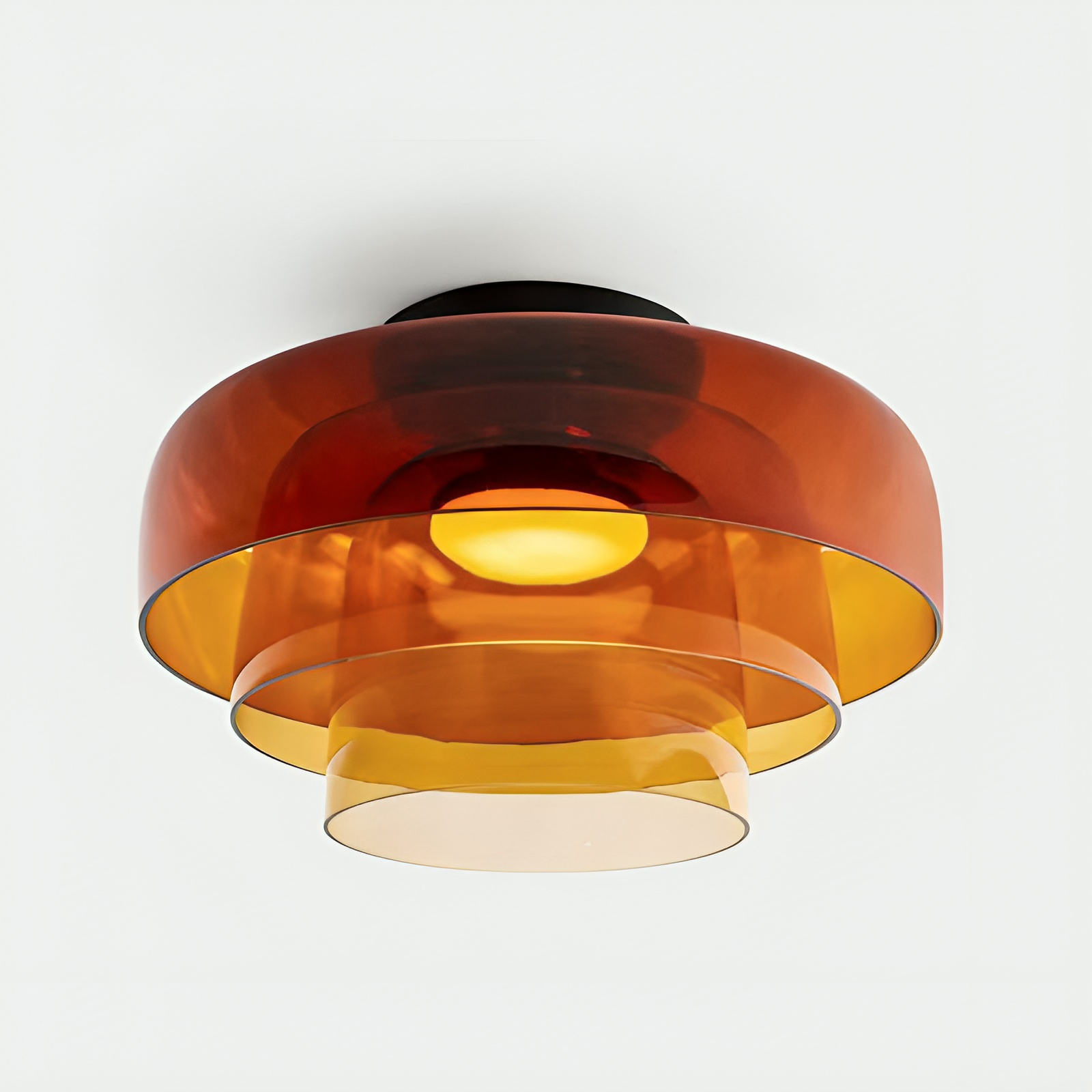 Lampada a Sospensione in Vetro Stratificato Nordic Bauhaus