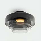 Lampada a Sospensione in Vetro Stratificato Nordic Bauhaus