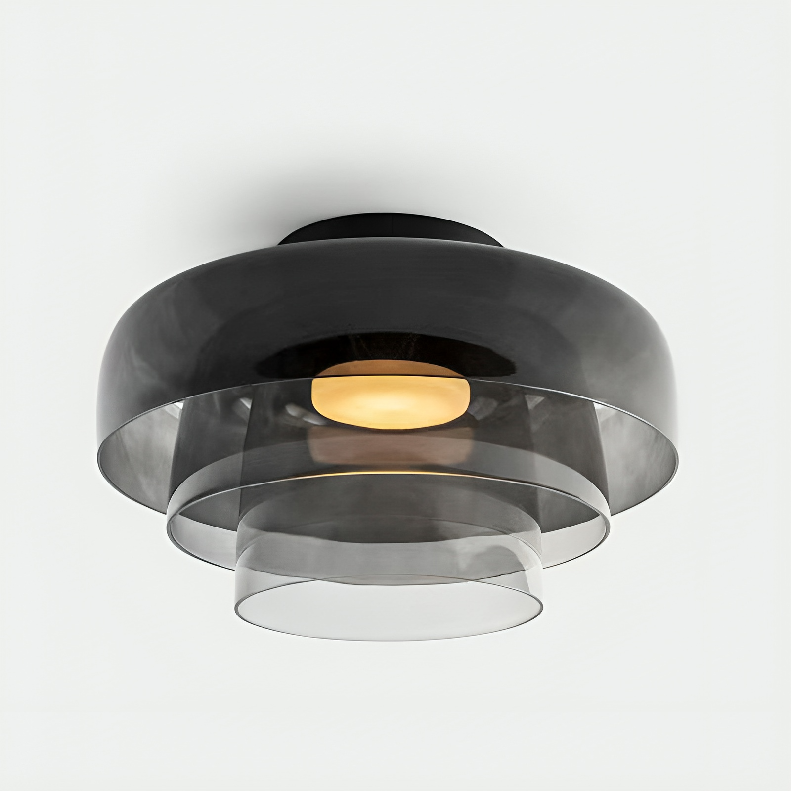 Lampada a Sospensione in Vetro Stratificato Nordic Bauhaus