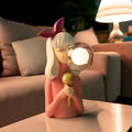 Luce notturna con effetto bolle – USB Bubble Girl Ornamento Lampada da Tavolo per una casa accogliente