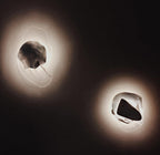 Valentina Lampada da Parete Artistica in Vetro Nero