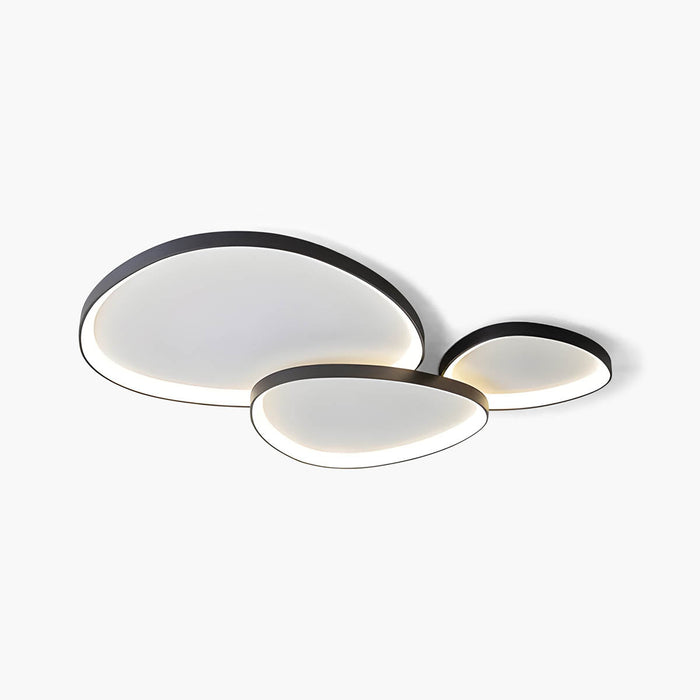 Lampada da soffitto a tre pezzi color Dauw