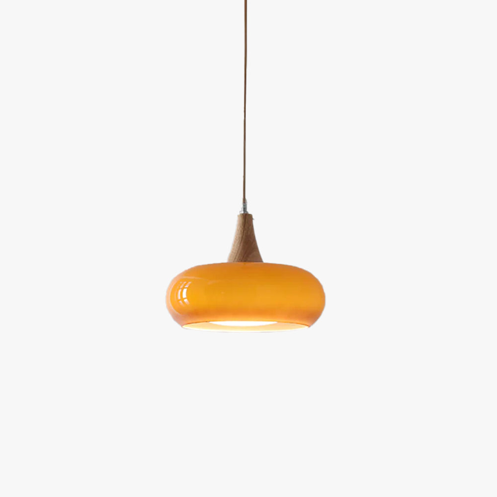 Lampada a sospensione Charlotte in legno